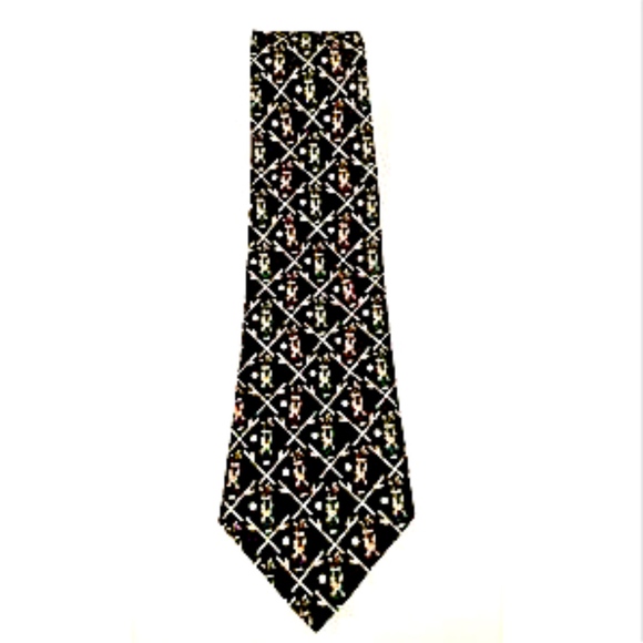 Golf Tie Gift Silk Handmade A. Rogers - Picture 2 of 8
